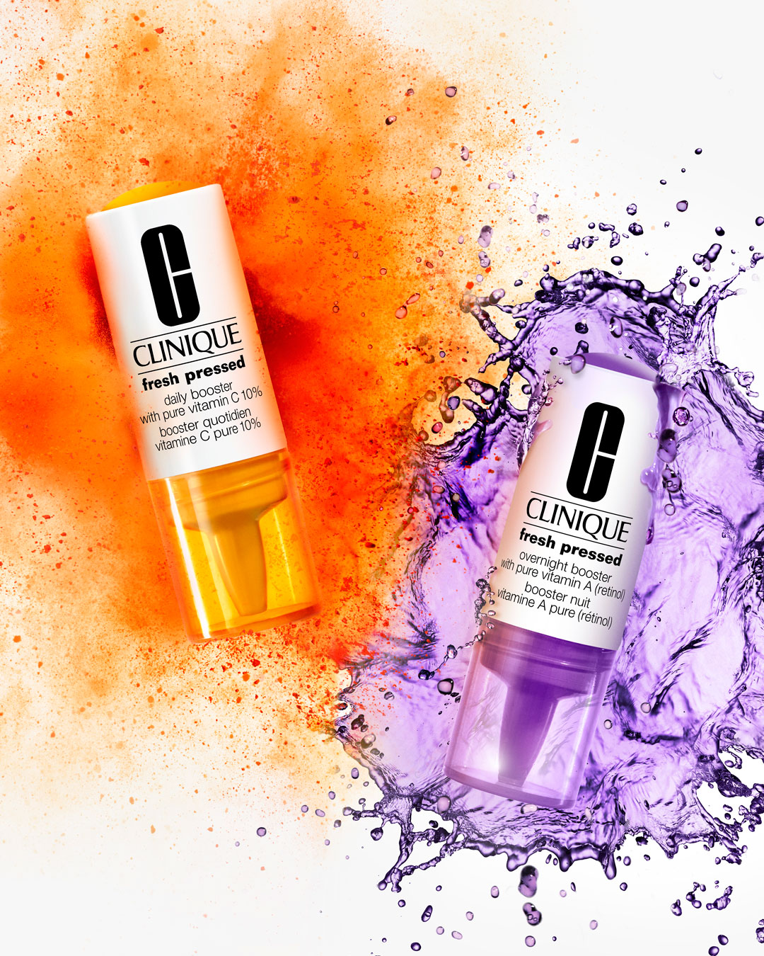 Νέο! Fresh Pressed Clinical Daily + Overnight Boosters with Pure Vitamin C 10% and Vitamin A (Retinol)